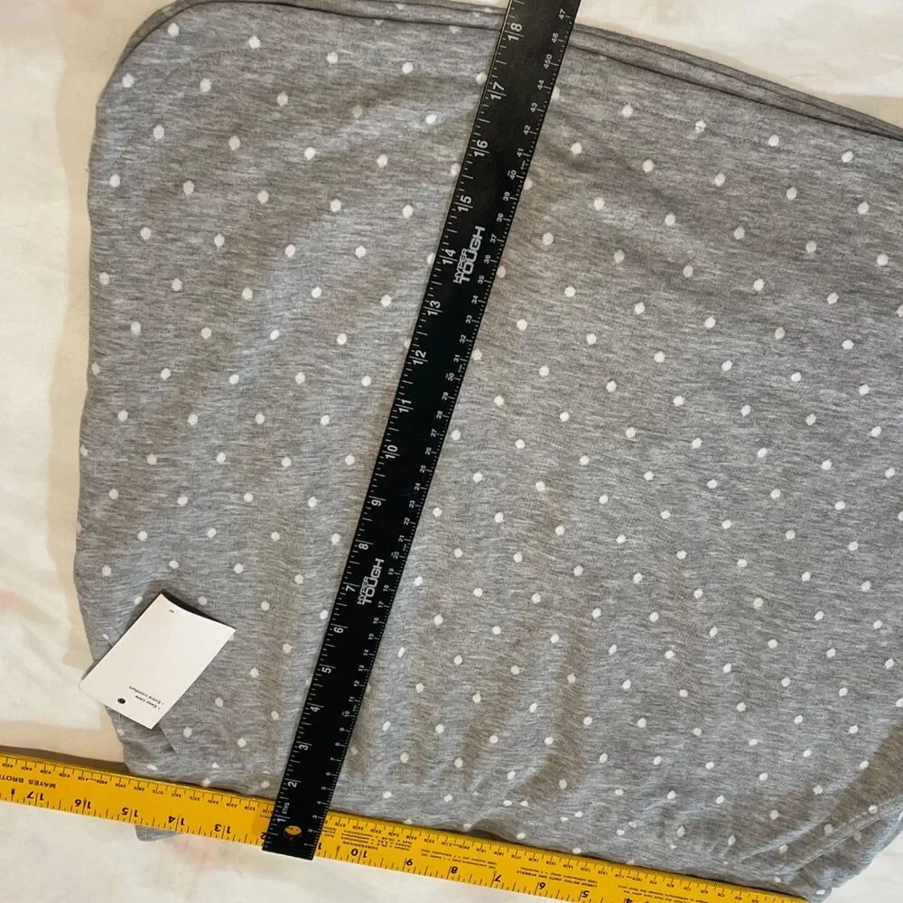 Croft & Barrow Womens Gray Polka Dot Extra Soft Skort - Easy Care & Comfort - Picture 9 of 10